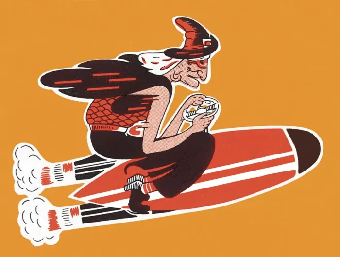 Framed Print : Witch on rocket Framed Print : Witch on rocket