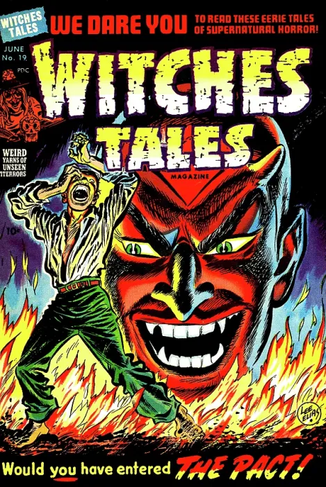 Framed Print : Witches Tales #19 The Pact! Framed Print : Witches Tales #19 The Pact!