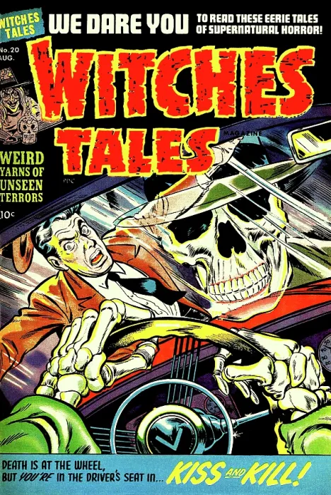 Framed Print : Witches Tales #20 Kiss and Kill! Framed Print : Witches Tales #20 Kiss and Kill!