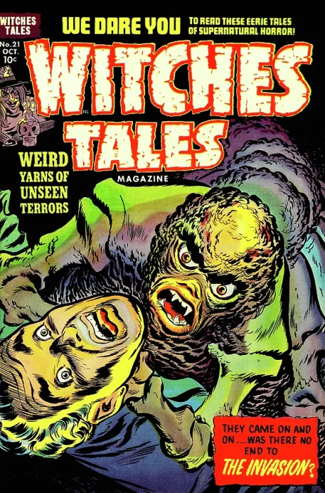 Framed Print : Witches Tales #21 The Invasion? Framed Print : Witches Tales #21 The Invasion?