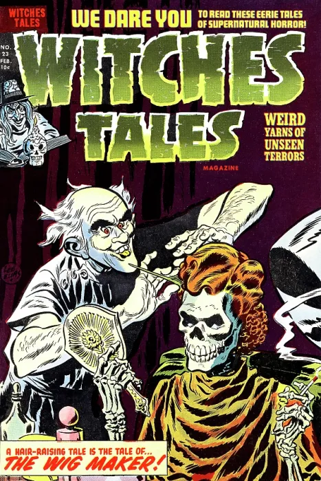 Framed Print : Witches Tales #23 The Wig Maker! Framed Print : Witches Tales #23 The Wig Maker!