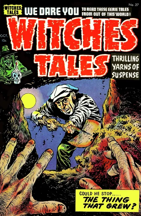 Framed Print : Witches Tales #27 The Thing That Grew? Framed Print : Witches Tales #27 The Thing That Grew?