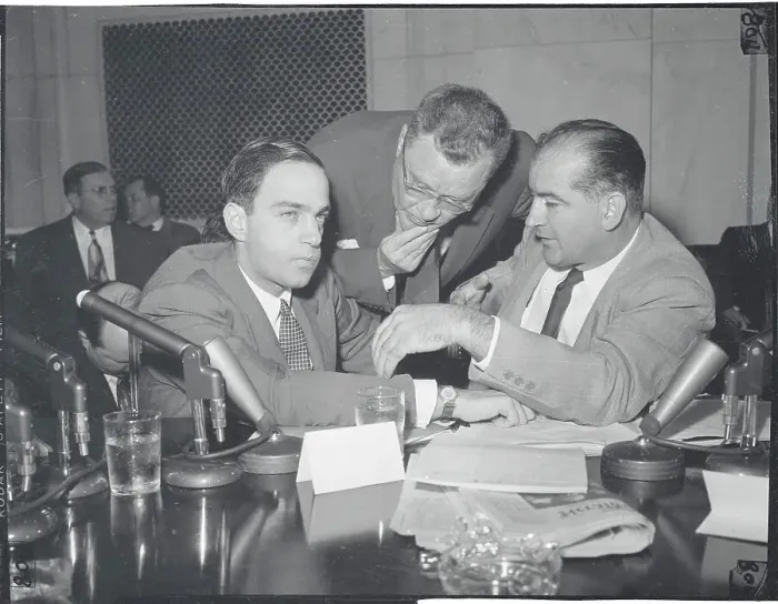 Framed Print : Witnesses in McCarthy Hearing Framed Print : Witnesses in McCarthy Hearing