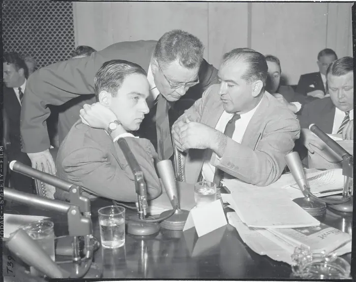 Framed Print : Witnesses in McCarthy Hearing Framed Print : Witnesses in McCarthy Hearing