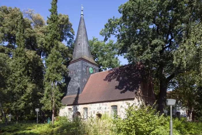 Framed Print : Wittenau village church from the 15th century, Reinickendorf, Berlin, Germany Framed Print : Wittenau village church from the 15th century, Reinickendorf, Berlin, Germany