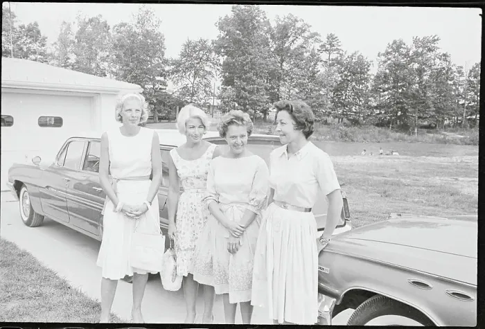 Framed Print : Wives of Astronauts Posing Together