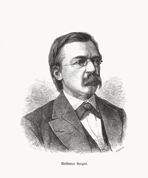 Framed Print : Woldemar Bargiel (1828-1897), German composer, wood engraving, published in 1893 Framed Print : Woldemar Bargiel (1828-1897), German composer, wood engraving, published in 1893