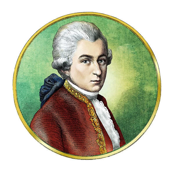 Wolfgang Amadeus Mozart austrian composer portrait