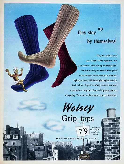 Framed Print : Wolsey Grip-tops Framed Print : Wolsey Grip-tops