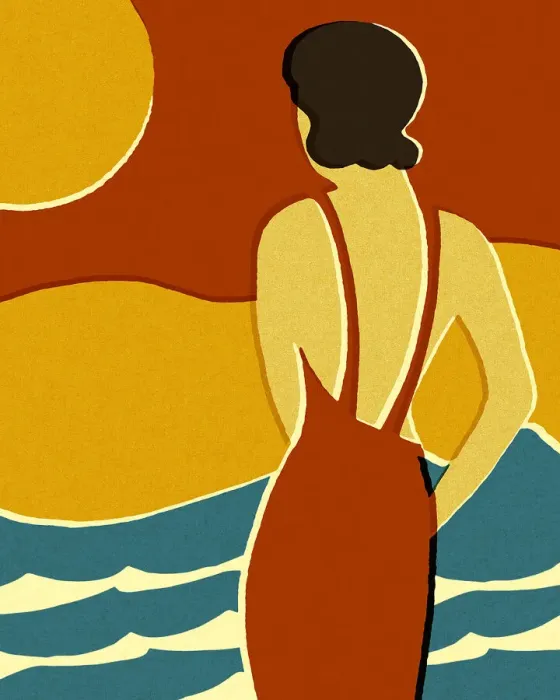 Framed Print : Back of a Woman Framed Print : Back of a Woman