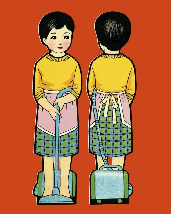 Framed Print : Woman Front and Back