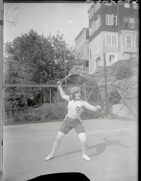 Framed Print : Woman Athlete Ida Schnall Playing Tennis Framed Print : Woman Athlete Ida Schnall Playing Tennis