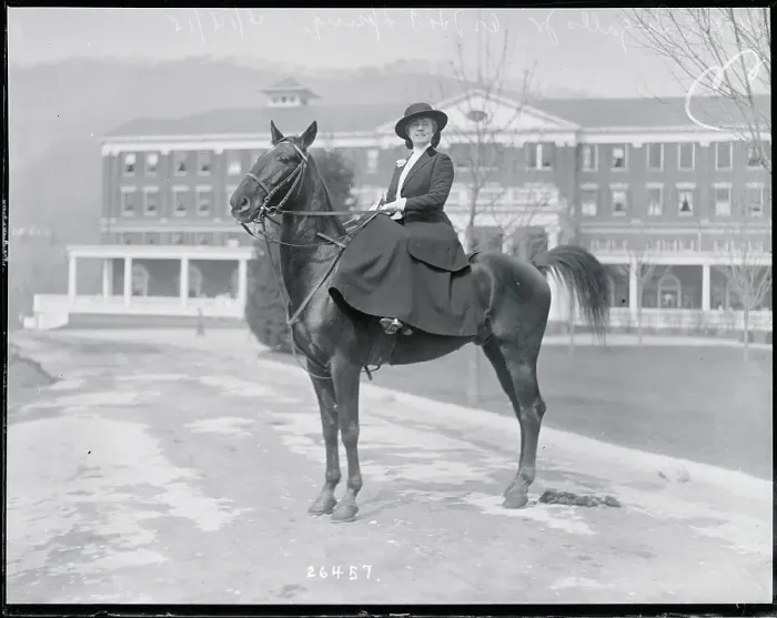 Framed Print : Woman Atop a Horse Framed Print : Woman Atop a Horse