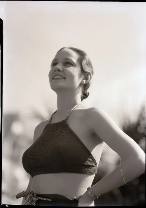 Framed Print : Woman in Bathing Suit Framed Print : Woman in Bathing Suit