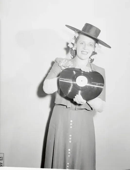 Framed Print : Woman Bending Phonograph Record Framed Print : Woman Bending Phonograph Record