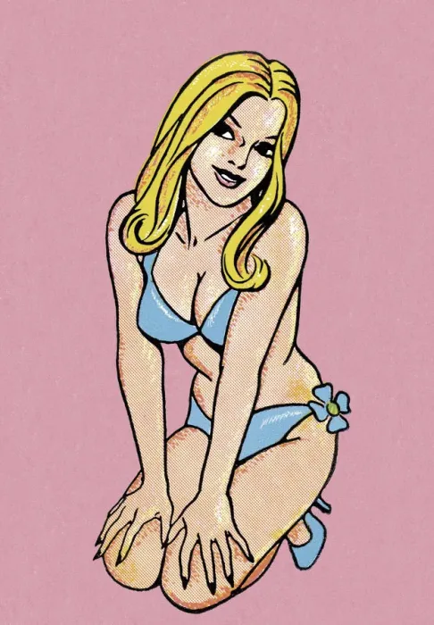 Framed Print : Woman in Bikini Framed Print : Woman in Bikini