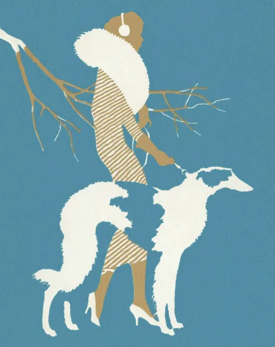 Framed Print : Woman With Borzoi Dog Framed Print : Woman With Borzoi Dog
