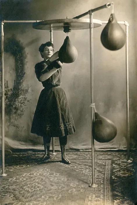Framed Print : Woman Boxing Workout Framed Print : Woman Boxing Workout
