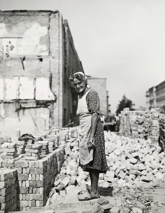 Framed Print : Woman With Brick Wall Framed Print : Woman With Brick Wall