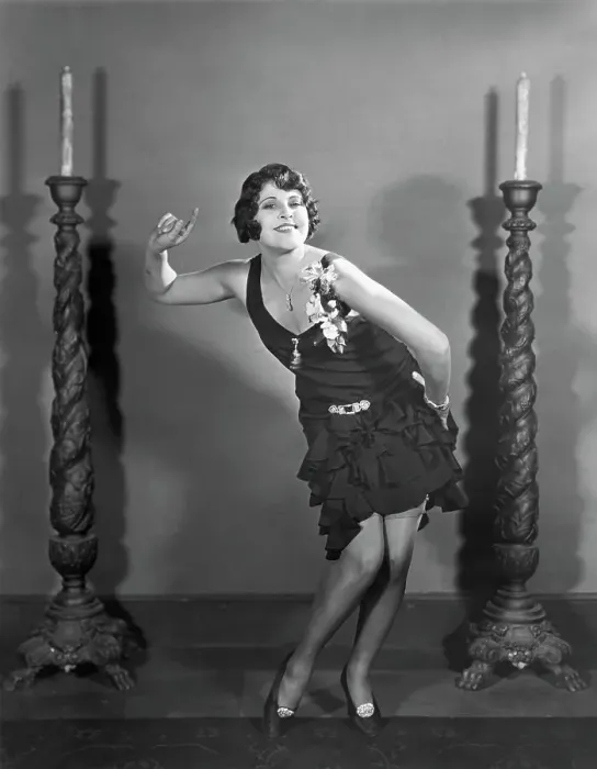 Framed Print : Woman Charleston Dancer In Movie Still Framed Print : Woman Charleston Dancer In Movie Still