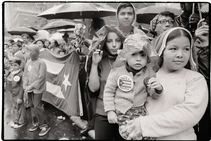 Framed Print : Woman and Child at Puerto Rican Day Parade Framed Print : Woman and Child at Puerto Rican Day Parade