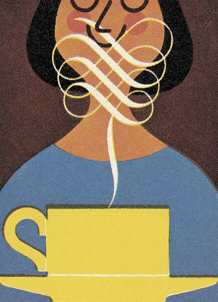 Woman with Coffee Cup