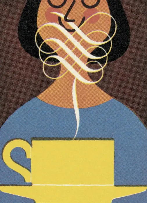 Framed Print : Woman with Coffee Cup Framed Print : Woman with Coffee Cup