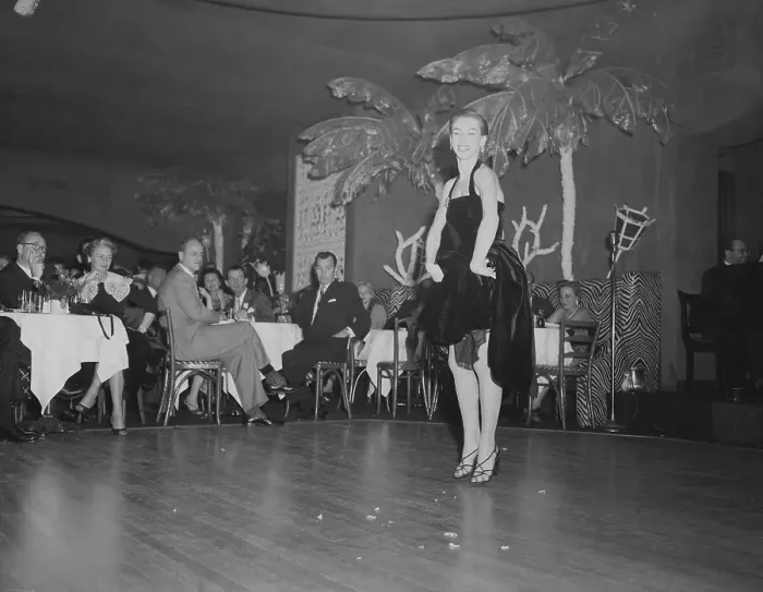 Framed Print : Woman Dancing at El Morocco Nightclub Framed Print : Woman Dancing at El Morocco Nightclub