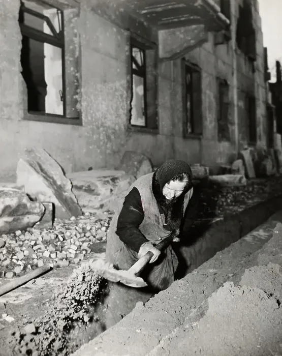 Framed Print : A Woman Digging A Ditch Framed Print : A Woman Digging A Ditch