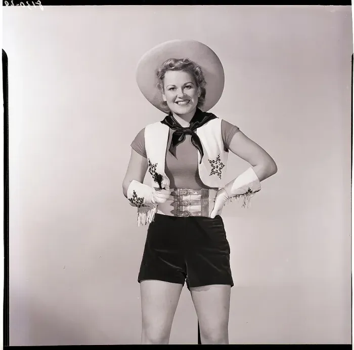 Framed Print : Woman Dressed as Cowgirl Framed Print : Woman Dressed as Cowgirl