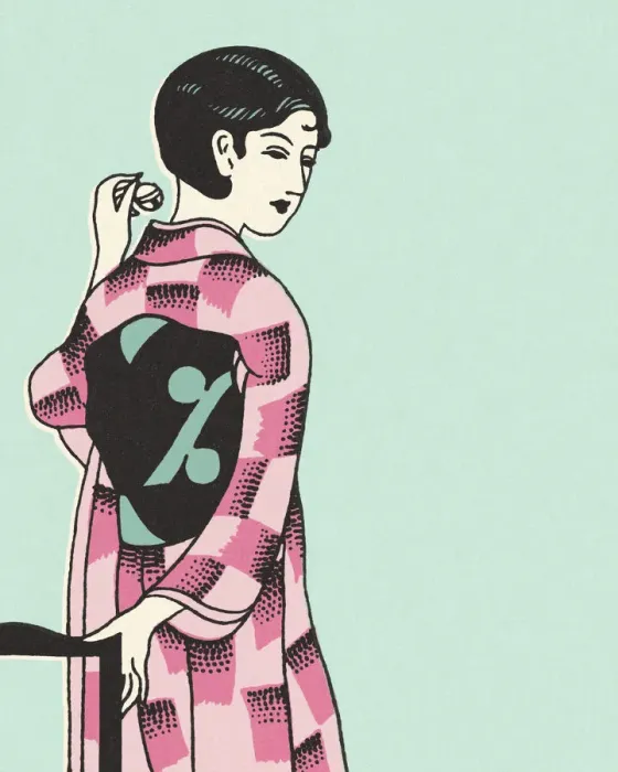 Framed Print : Woman Dressed in a Kimono Framed Print : Woman Dressed in a Kimono