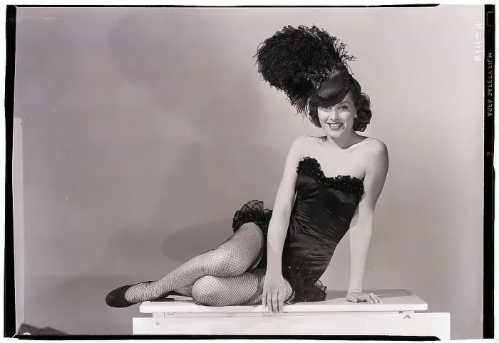 Framed Print : Woman Dressed As Showgirl Framed Print : Woman Dressed As Showgirl
