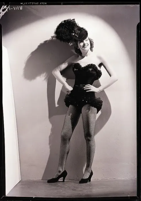 Framed Print : Woman Dressed as Showgirl Framed Print : Woman Dressed as Showgirl