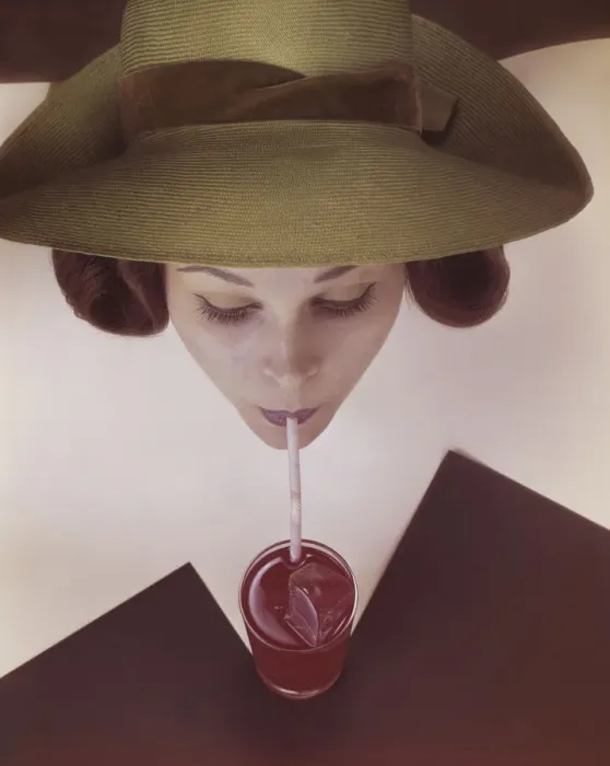 Framed Print : Woman drinking juice by drinking straw, close-up Framed Print : Woman drinking juice by drinking straw, close-up