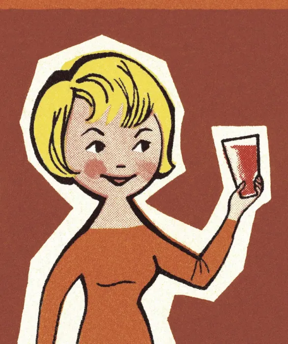 Framed Print : Woman Enjoying a Cocktail Framed Print : Woman Enjoying a Cocktail