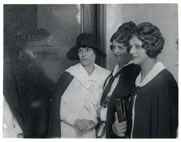 Framed Print : Woman Evangelist Aimee Semple McPherson and Followers Framed Print : Woman Evangelist Aimee Semple McPherson and Followers