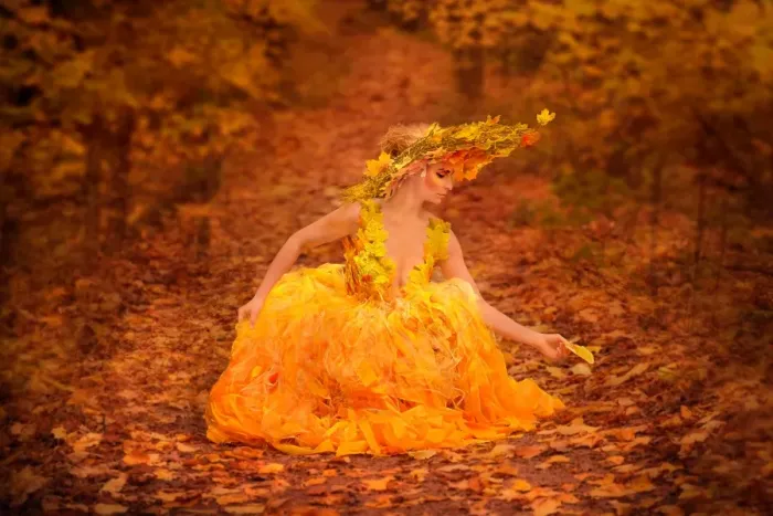 Framed Print : Woman in fall fashion modeling in a Fall scene Framed Print : Woman in fall fashion modeling in a Fall scene