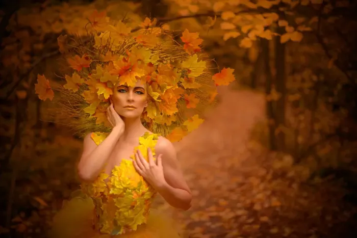 Framed Print : Woman in fall fashion modeling in a Fall scene Framed Print : Woman in fall fashion modeling in a Fall scene