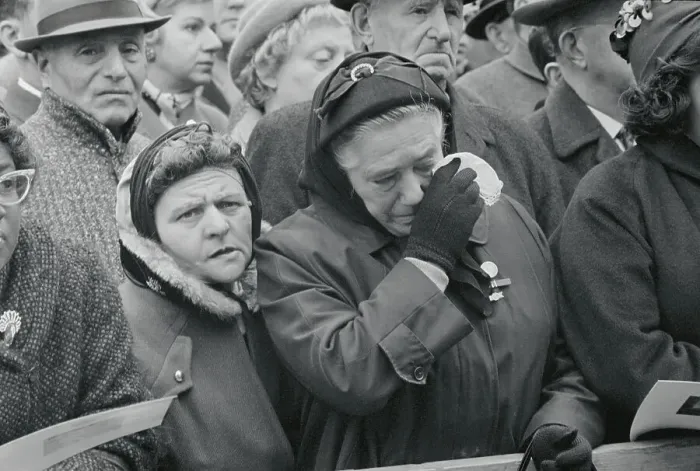 Framed Print : Woman Grieving for President John F. Kennedy Framed Print : Woman Grieving for President John F. Kennedy