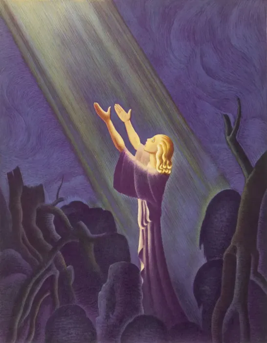 Framed Print : Woman With Her Hands Raised Toward Light Framed Print : Woman With Her Hands Raised Toward Light