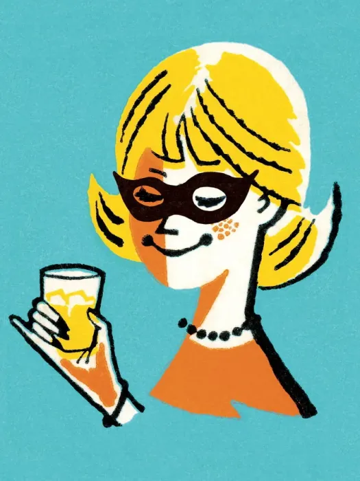 Framed Print : Woman Holding a Drink Framed Print : Woman Holding a Drink