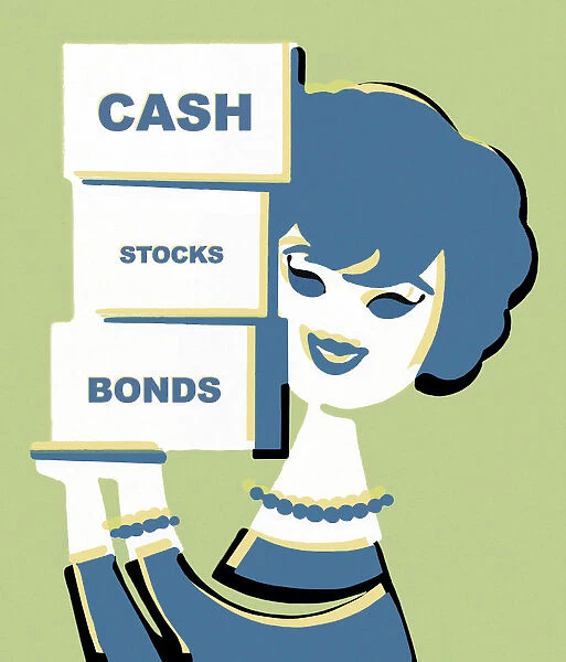 Woman Holding Investments
