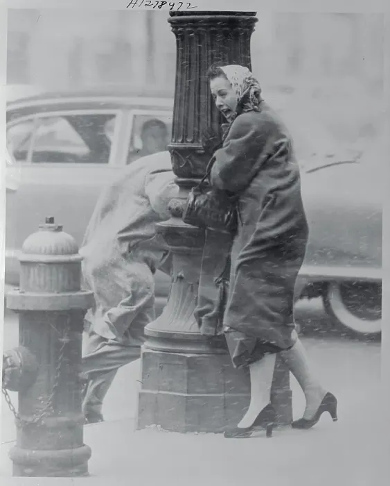 Framed Print : Woman Holding onto Lamp Post Framed Print : Woman Holding onto Lamp Post
