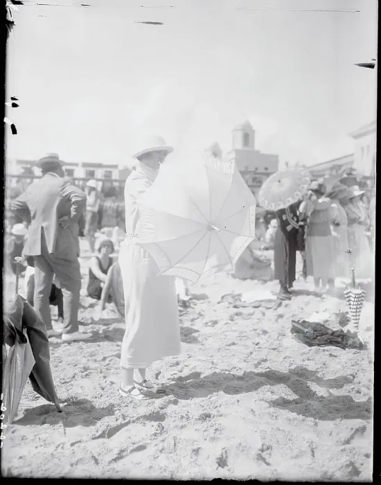 Framed Print : Woman Holding an Umbrella Framed Print : Woman Holding an Umbrella