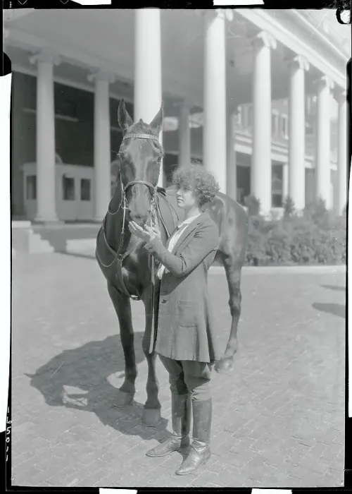 Framed Print : Woman with Her Horse Framed Print : Woman with Her Horse