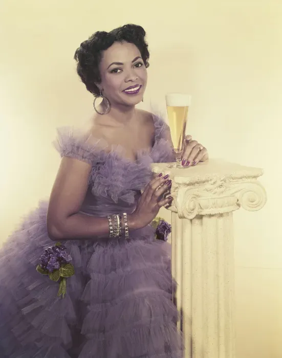 Framed Print : Woman leaning on pedestal and holding beer glass Framed Print : Woman leaning on pedestal and holding beer glass