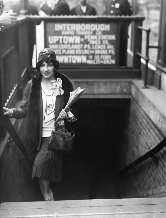 Framed Print : Woman Leaving Train Station Framed Print : Woman Leaving Train Station