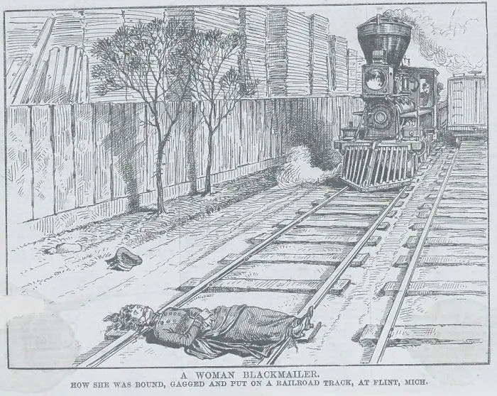 Framed Print : Woman Lying on Train Tracks Framed Print : Woman Lying on Train Tracks