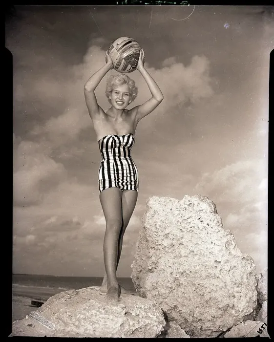 Framed Print : Woman Modeling Bikini On The Beach Framed Print : Woman Modeling Bikini On The Beach