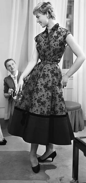 Framed Print : Woman Modeling a Cocktail Dress Framed Print : Woman Modeling a Cocktail Dress